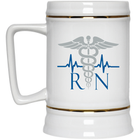Defend The Line RN Nurse Beer Stein Drinkware White One Size 
