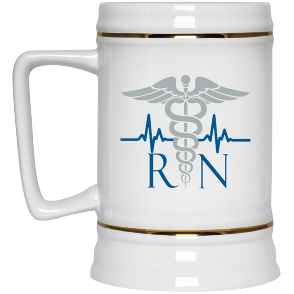 Defend The Line RN Nurse Beer Stein Drinkware White One Size 