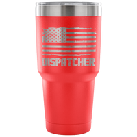 Dispatcher Tumbler Tumblers teelaunch 30 Ounce Vacuum Tumbler - Red 