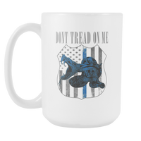 Don't Tread On Me Big Coffee Mug Drinkware teelaunch 