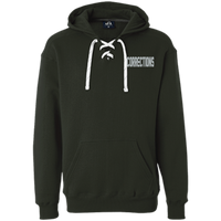 Embroidered Corrections Heavyweight Pullover Hoodie Sweatshirts CustomCat Forest X-Small 