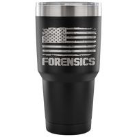 Forensics Tumbler Tumblers teelaunch 30 Ounce Vacuum Tumbler - Black 