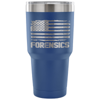 Forensics Tumbler Tumblers teelaunch 30 Ounce Vacuum Tumbler - Blue 