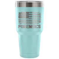 Forensics Tumbler Tumblers teelaunch 30 Ounce Vacuum Tumbler - Light Blue 
