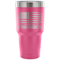 Forensics Tumbler Tumblers teelaunch 30 Ounce Vacuum Tumbler - Pink 