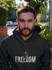 Freedom: Fight for It. Die for It. Athletic Hoodie Sweatshirts 