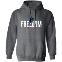 Freedom: Fight for It. Die for It. Athletic Hoodie Sweatshirts Dark Heather S 