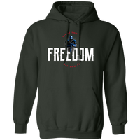 Freedom: Fight for It. Die for It. Athletic Hoodie Sweatshirts Forest Green S 
