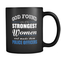 God Found Police Officers Coffee Mug Drinkware teelaunch God Found Police Officers 