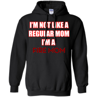 I'm Not Like A Regular Mom I'm A Fire Mom Hoodie Sweatshirts Black S 