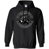 Justice Hunts the Wicked As Death Does The Dying Hoodie Sweatshirts CustomCat Black S 