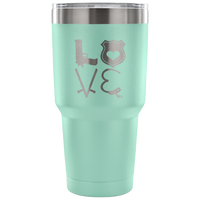 LEO Love Tumbler Tumblers teelaunch 30 Ounce Vacuum Tumbler - Teal 