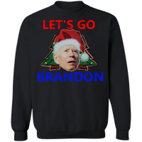 LET'S GO BRANDON! Ugly Christmas Sweater Sweatshirts Black S 