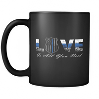 Love Is All You Need Coffee Mug Drinkware teelaunch 