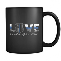 Love Is All You Need Coffee Mug Drinkware teelaunch Love Is All You Need 