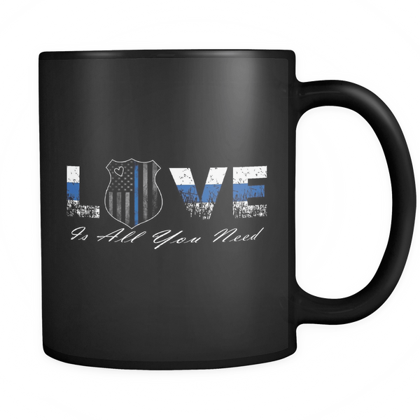 Love Is All You Need Coffee Mug Drinkware teelaunch Love Is All You Need 