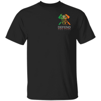 Men's Double Sided Irish by Blood Firefighter T-Shirt T-Shirts Black S 