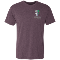 Men's Double Sided Irish by Blood Punisher Athletic Shirt T-Shirts Vintage Purple S 