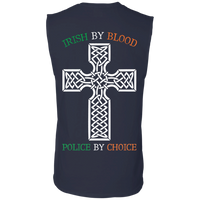 Men's Double Sided Irish by Blood Punisher Sleeveless T-Shirt T-Shirts 
