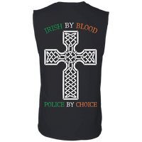 Men's Double Sided Irish by Blood Punisher Sleeveless T-Shirt T-Shirts 