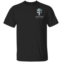 Men's Double Sided Irish by Blood Punisher T-Shirt T-Shirts Black S 