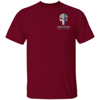 Men's Double Sided Irish by Blood Punisher T-Shirt T-Shirts Garnet S 