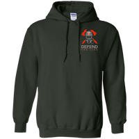 Men's Firefighter Brotherhood Hoodie Sweatshirts Forest Green S 