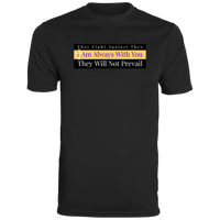 Men's I Am Always With You Athletic Shirt T-Shirts Black S 