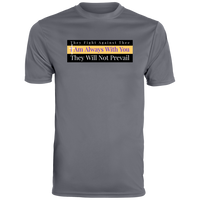 Men's I Am Always With You Athletic Shirt T-Shirts Graphite S 