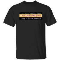 Men's I Am Always With You T-shirt T-Shirts Black S 