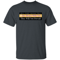 Men's I Am Always With You T-shirt T-Shirts Dark Heather S 