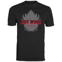 Men's Not Woke Athletic Shirt T-Shirts Black S 