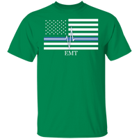 Men's Thin White Line EMT T-Shirt T-Shirts Turf Green S 