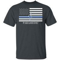 Men's Thin White Line Paramedic T-Shirt T-Shirts Dark Heather S 