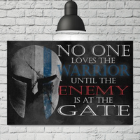 No One Loves The Warrior Canvas Decor ViralStyle 