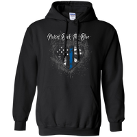 Nurses Back The Blue Pullover Hoodie Sweatshirts CustomCat 