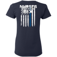 Nurses Double Sided Got Your 6IX TBL Flag T-Shirt T-Shirts 