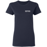 Nurses Doubled Sided Got Your 6IX RWB T-Shirt T-Shirts Navy S 