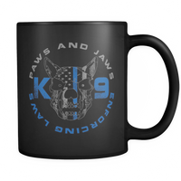 Paws And Jaws K9 Coffee Mug Drinkware teelaunch Paws And Jaws k9 Mug 