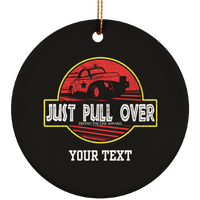 Personalized Just Pull Over Ornament Housewares Black One Size 