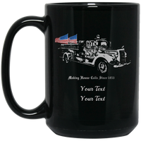 Personalized Making House Calls Firefighter Mug Drinkware Black One Size 