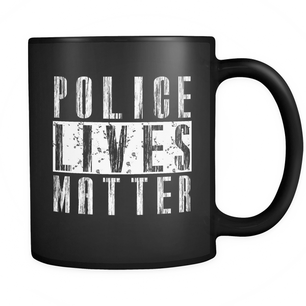 Police Lives Matter Coffee Mug Drinkware teelaunch Police Lives Matter 