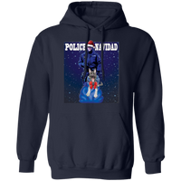 Police Navidad Hoodie Sweatshirts Navy S 