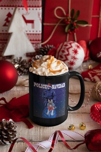 Police Navidad Mug Drinkware 