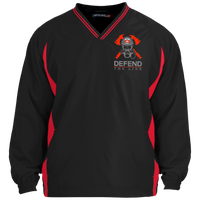 proto Defend The Line Skull Mask Pullover Jackets Black/True Red X-Small 