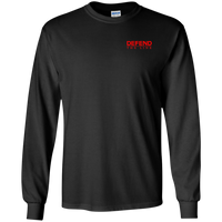 RED Remember Everyone Deployed Long-Sleeve T-Shirt T-Shirts CustomCat Black S 