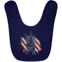 Red White Blue Spartan Baby Bib Accessories Navy One Size 