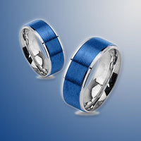 Stainless Steel Thin Blue Line Ring Jewelry Defend The Line Apparel 