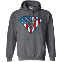 Super Nurse Hoodie Sweatshirts Dark Heather S 