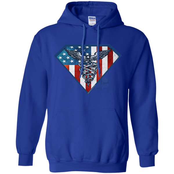 Super Nurse Hoodie Sweatshirts Royal S 